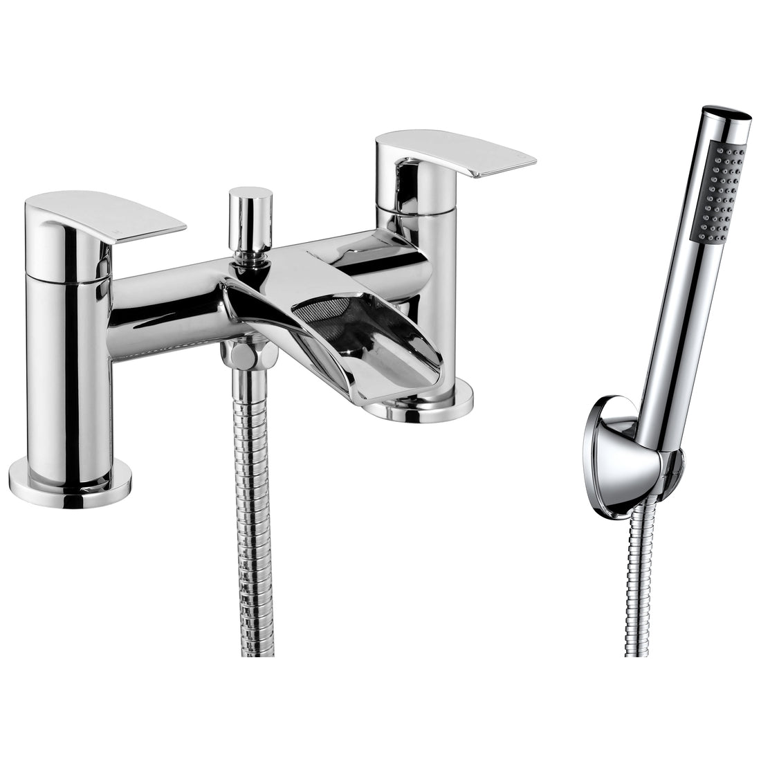 Frontline Aquaflow Flo Bath Shower Mixer - Chrome - BIQFL01 - TAP 'N' SHOWER