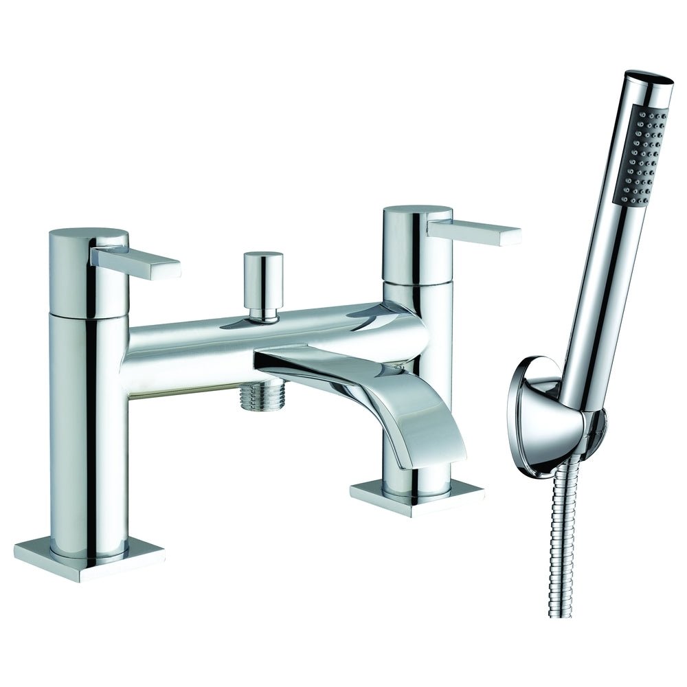 Frontline Aquaflow Gemini Bath Shower Mixer - Chrome - BIQGE01 - TAP 'N' SHOWER