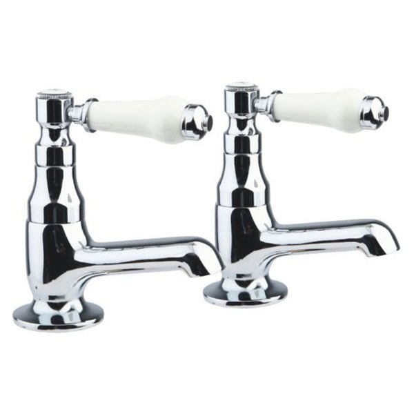 Frontline Aquaflow Holborn Lever Bath Taps - Chrome - BIQHL05 - TAP 'N' SHOWER