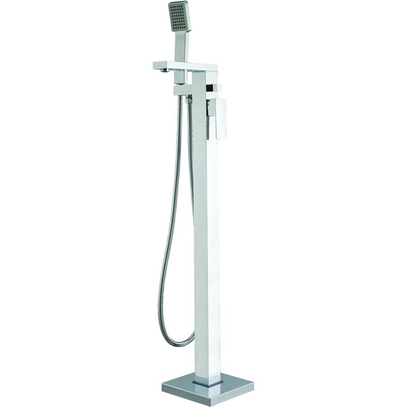 Frontline Aquaflow Ixos Freestanding Bath Shower Mixer - Chrome - BIQIX07 - TAP 'N' SHOWER