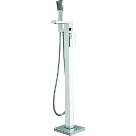 Frontline Aquaflow Ixos Freestanding Bath Shower Mixer - Chrome - BIQIX07 - TAP 'N' SHOWER