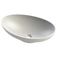 Frontline Aquanatural Queen Oval Stone Solid Surface Basin - BIQQB - TAP 'N' SHOWER