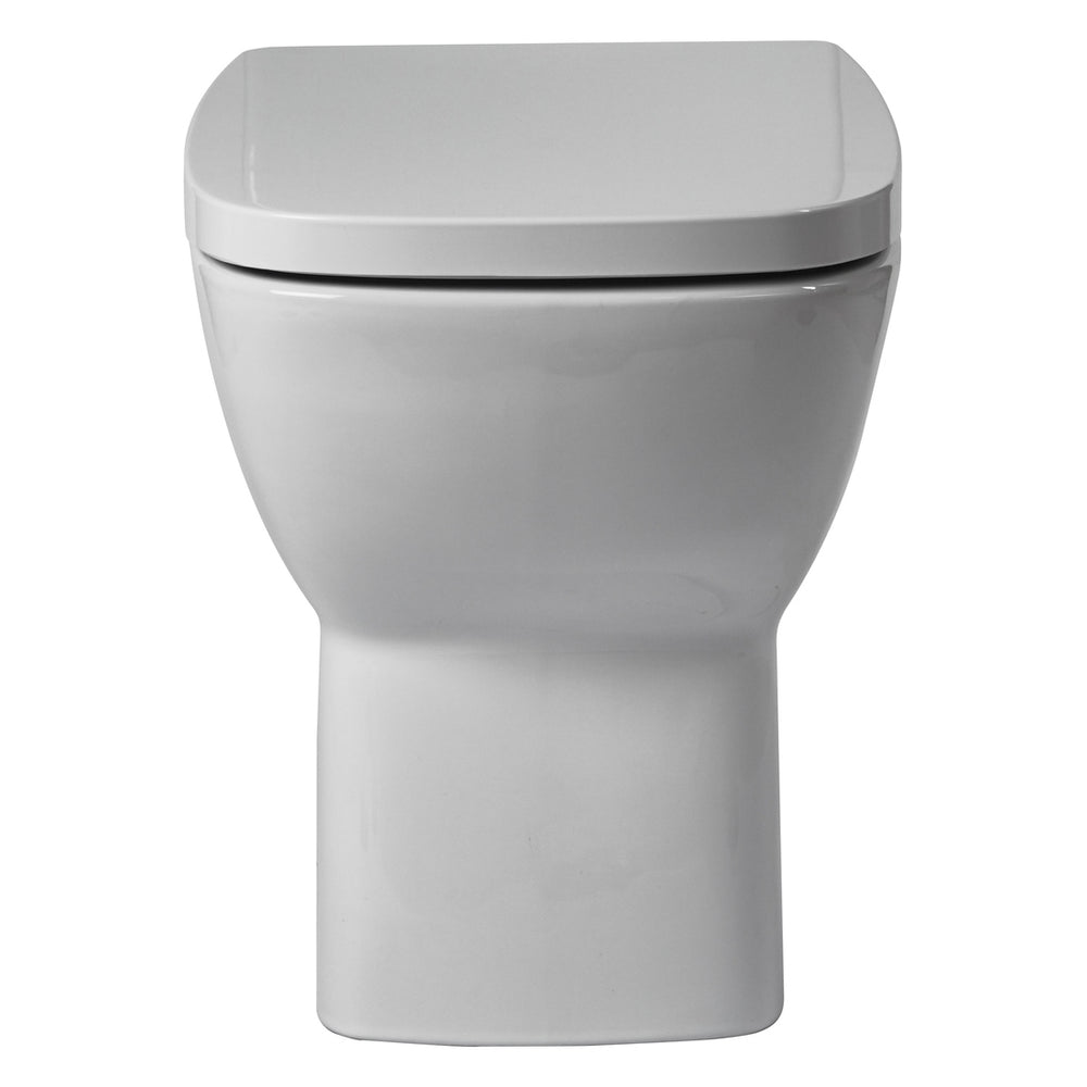 Frontline Aquaceramica Piccolo Back To Wall WC Pan - White - BIQR28BTW - TAP 'N' SHOWER