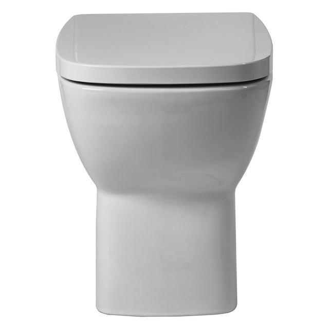Frontline Aquaceramica Piccolo Back To Wall WC Pan - White - BIQR28BTW - TAP 'N' SHOWER