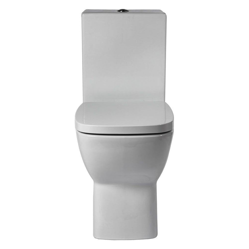 Frontline Aquaceramica Piccolo WC Pan - White - BIQR28PAN - TAP 'N' SHOWER