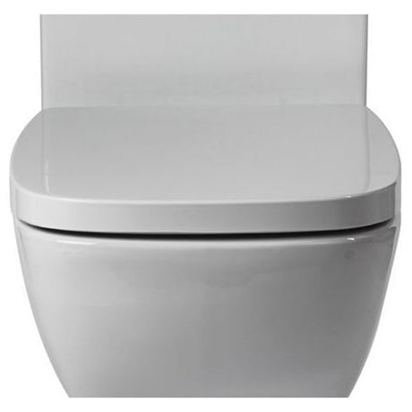 Frontline Aquaceramica Piccolo Soft Close Toilet Seat - White - BIQR28SEAT - TAP 'N' SHOWER