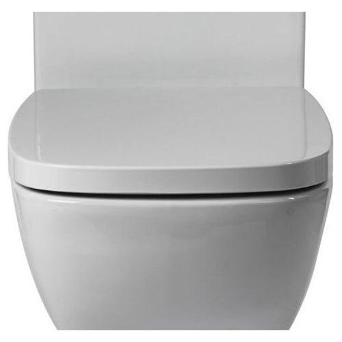 Frontline Aquaceramica Piccolo Soft Close Toilet Seat - White - BIQR28SEAT - TAP 'N' SHOWER
