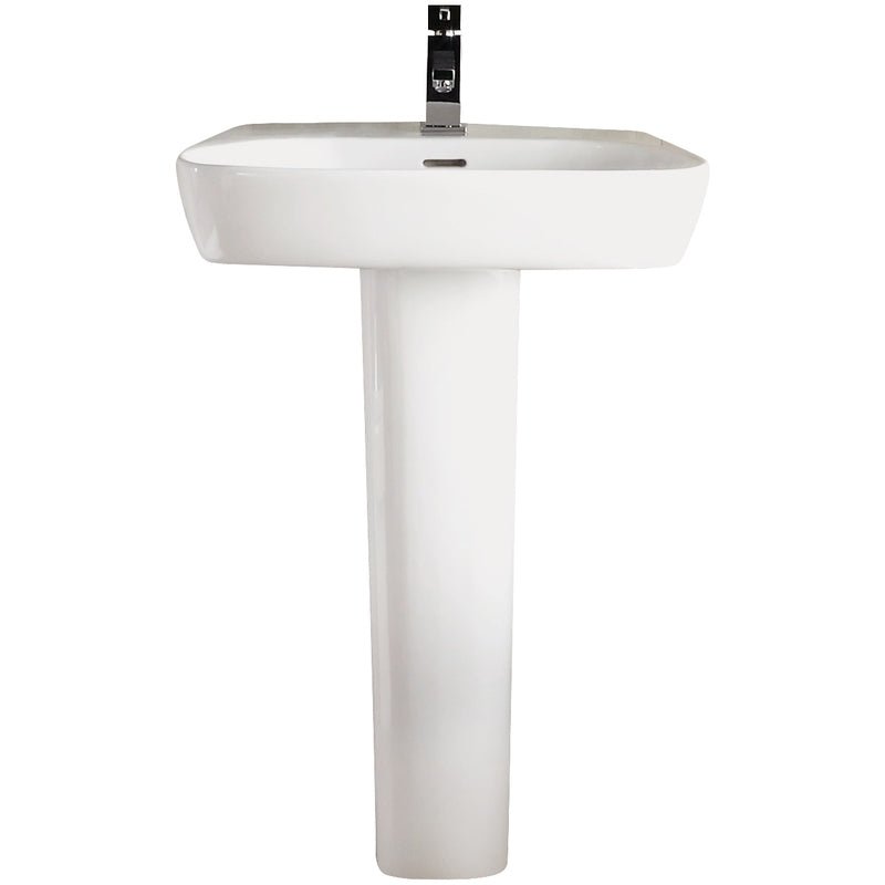 Frontline Aquaceramica Italia Cubix Pedestal - White - BIQR3PED - TAP 'N' SHOWER