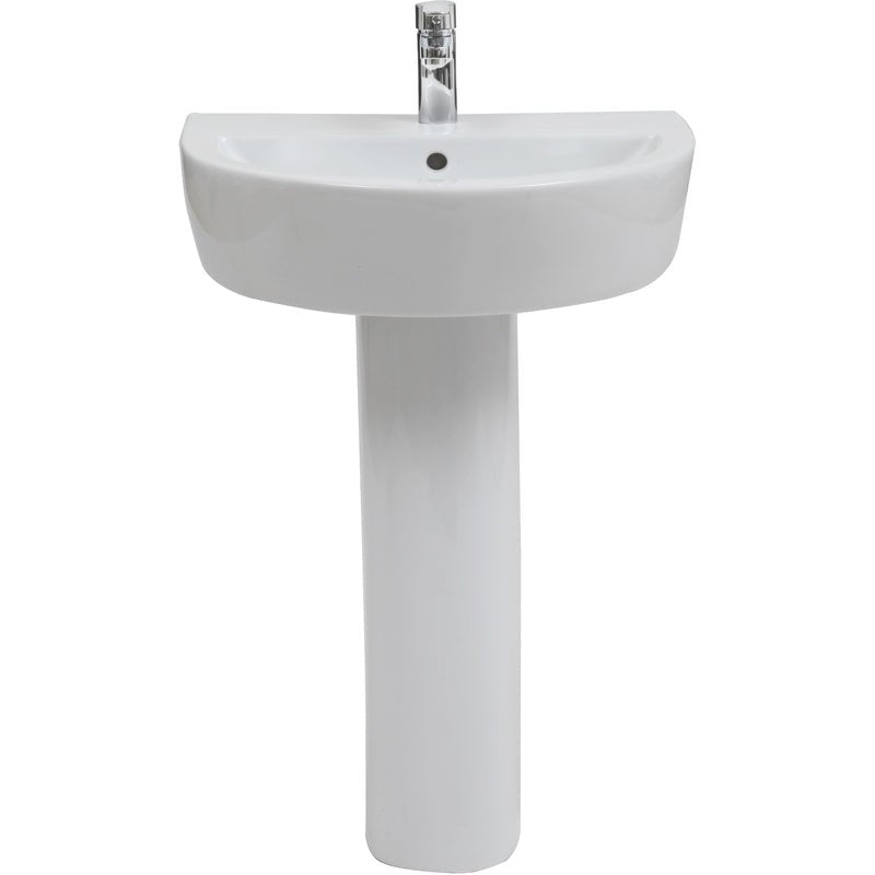 Frontline Aquaceramica Italia Emme Pedestal - White - BIQR5PED - TAP 'N' SHOWER