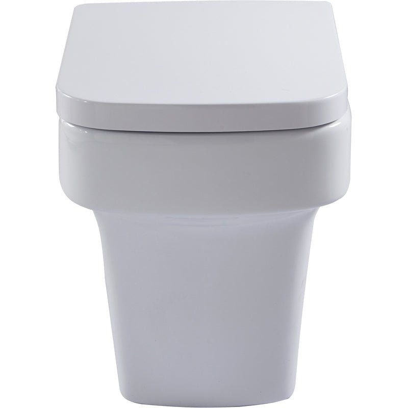 Frontline Aquaceramica Italia Medici Back To Wall Pan - Gloss White - BIQR6BTWPANSP - TAP 'N' SHOWER