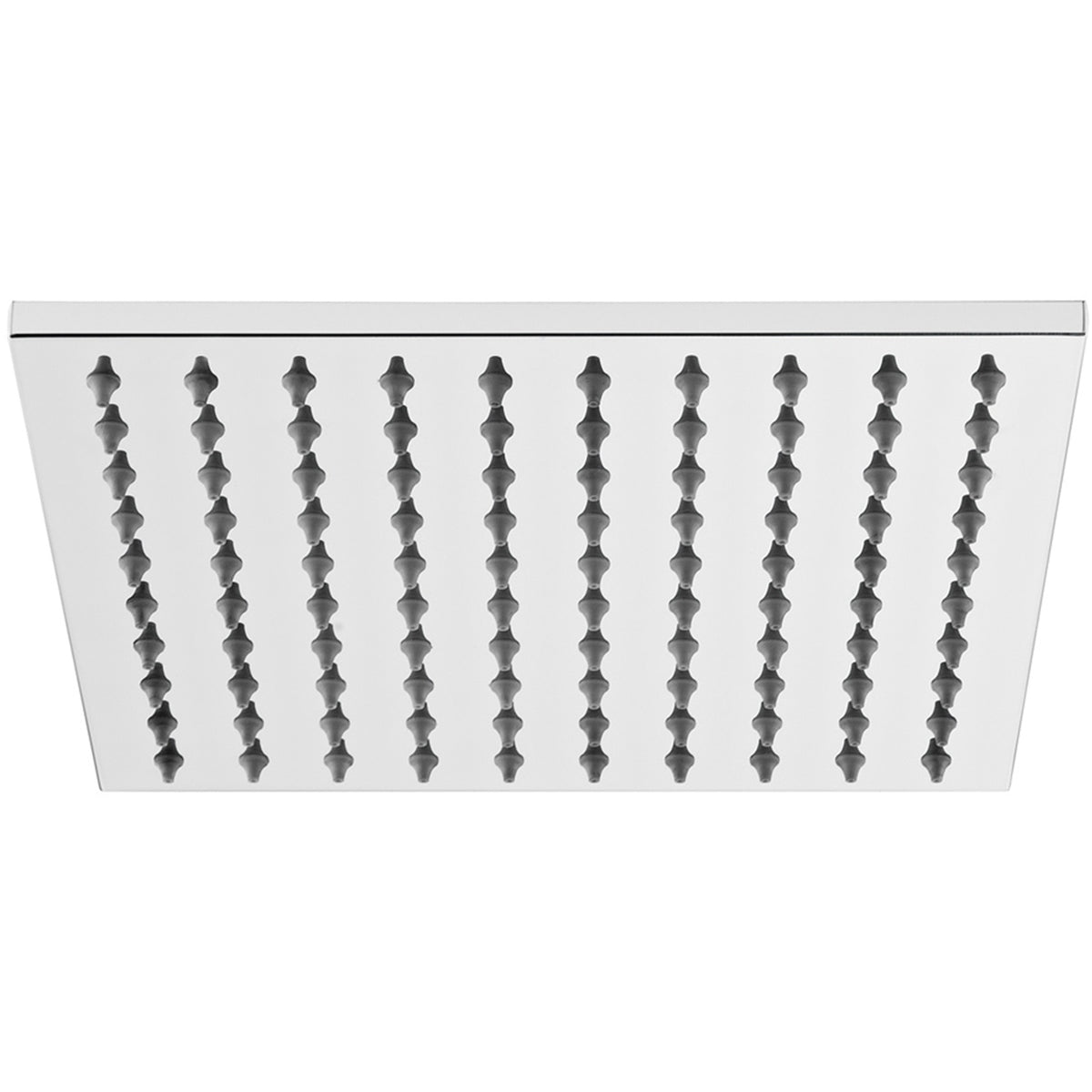 Frontline Aquaflow Italia Square Shower Head 200mm - Chrome - BIQSB90 - TAP 'N' SHOWER