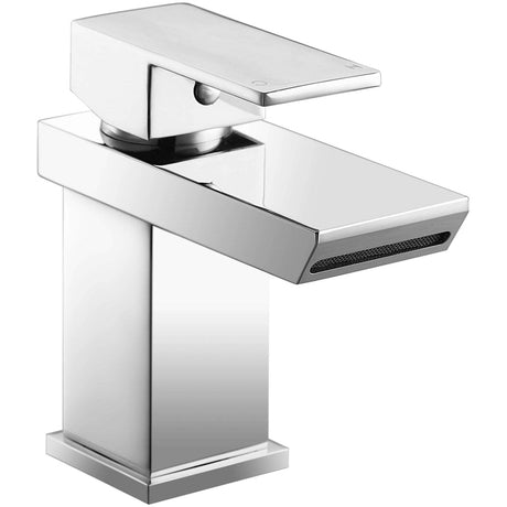 Frontline Aquaflow Sleek Mono Basin Mixer with Click Clack Waste - Chrome - BIQSK03 - TAP 'N' SHOWER
