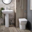 Frontline Aqua Piccolo Back to Wall Cloakroom Suite - White - BTWPICCOLO1 - TAP 'N' SHOWER
