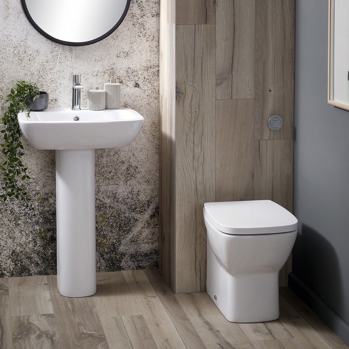 Frontline Aqua Piccolo Back to Wall Cloakroom Suite - White - BTWPICCOLO1 - TAP 'N' SHOWER