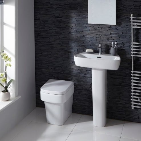 Frontline Aqua Medici Back to Wall Cloakroom Suite - White - BTWSUITE - MEDICI - TAP 'N' SHOWER