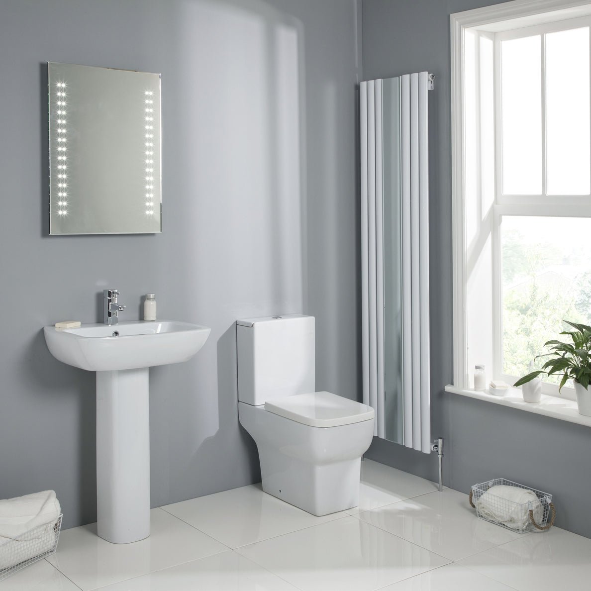Frontline Aqua Bella Cloakroom Suite - White - CLOAK - BELLA - TAP 'N' SHOWER