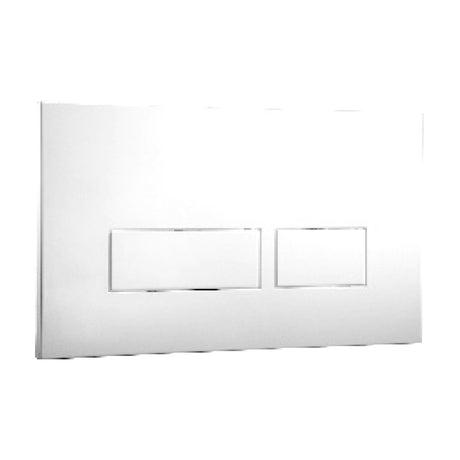 Frontline Trend Flush Plate - White - CSFR - PR - 05WH - TAP 'N' SHOWER