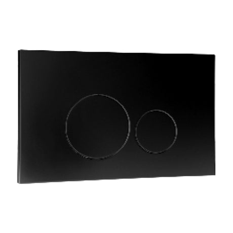 Frontline Iso Flush Plate - Black - CSFR - PR - 35BK - TAP 'N' SHOWER