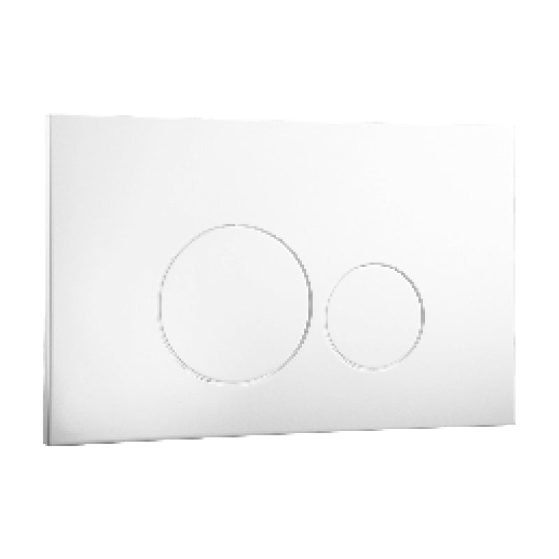 Frontline Iso Flush Plate - White - CSFR - PR - 35WH - TAP 'N' SHOWER