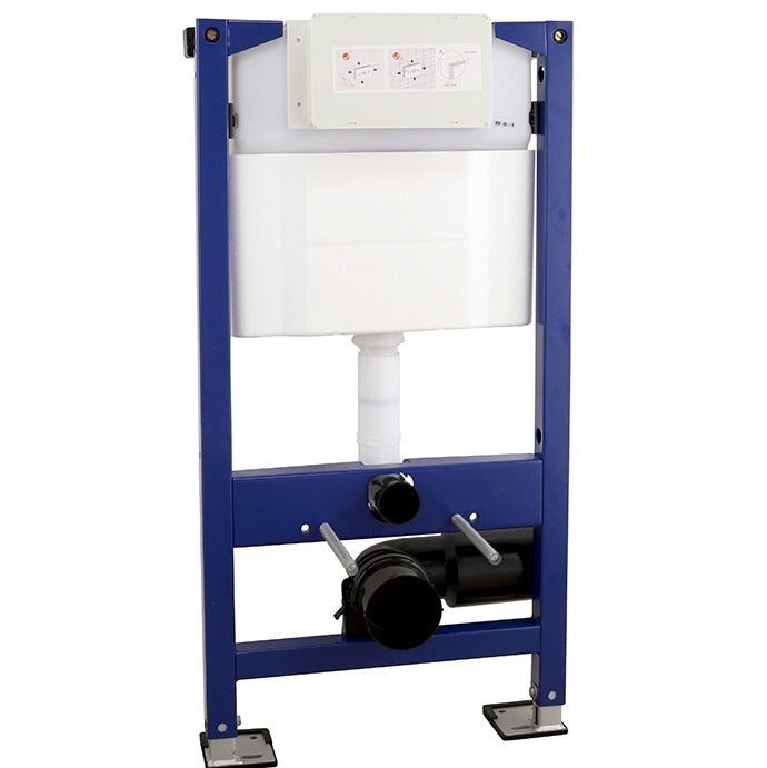 Frontline WC Frame including Cistern 980mm - Blue - CSFR - WC - 0980 - TAP 'N' SHOWER