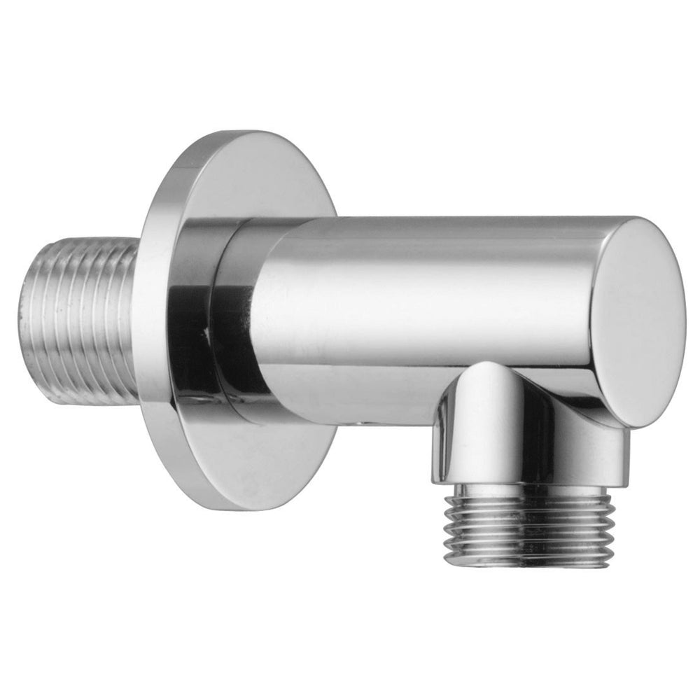 Frontline Aquaflow Round Outlet Elbow - Chrome - FMART4121 - TAP 'N' SHOWER