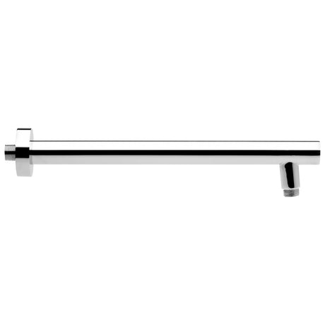 Frontline Aquaflow Brass Round Shower Arm 400mm - Chrome - FMART6661 - TAP 'N' SHOWER