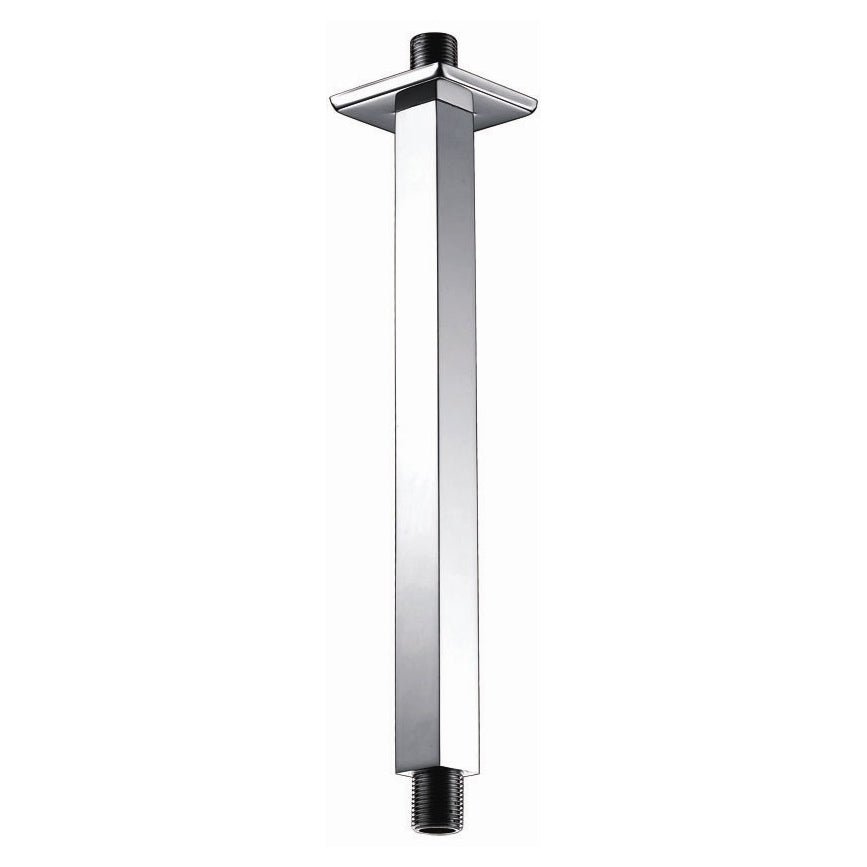 Frontline Aquaflow Brass Square Ceiling Arm 150mm - Chrome - FMART6667 - TAP 'N' SHOWER