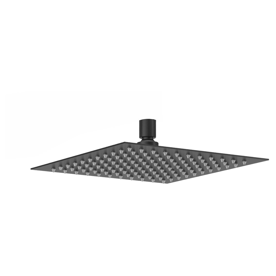 Frontline Aquaflow Square Ultra Thin Shower Head 300mm - Matt Black - FMART6671B - TAP 'N' SHOWER