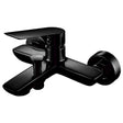 Frontline Aquaflow Sleek Wall Mounted Bath Shower Mixer - Matt Black - FMART9900B - TAP 'N' SHOWER