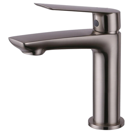 Frontline Aquaflow Sleek Basin Mixer - Matt Rhodium - FMART9910MR - TAP 'N' SHOWER