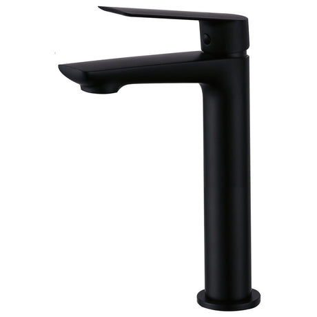 Frontline Aquaflow Sleek Tall Basin Mixer - Matt Black - FMART9914B - TAP 'N' SHOWER