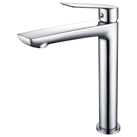 Frontline Aquaflow Sleek Tall Basin Mixer - Matt Chrome - FMART9914C - TAP 'N' SHOWER