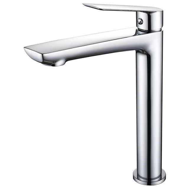 Frontline Aquaflow Sleek Tall Basin Mixer - Matt Chrome - FMART9914C - TAP 'N' SHOWER