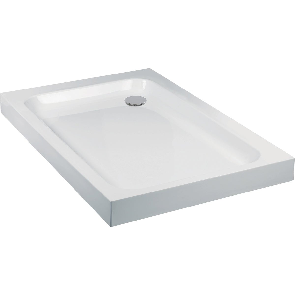 Frontline Aquaglass Shower Tray 1000x760mm - White - JTUFR1076 - TAP 'N' SHOWER