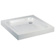 Frontline Aquaglass Shower Tray 800x800mm - White - JTUFR80 - TAP 'N' SHOWER