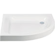 Frontline Aquaglass Quadrant Shower Tray 900mm - White - JTUFR90Q - TAP 'N' SHOWER