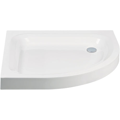 Frontline Aquaglass Quadrant Shower Tray 900mm - White - JTUFR90Q - TAP 'N' SHOWER