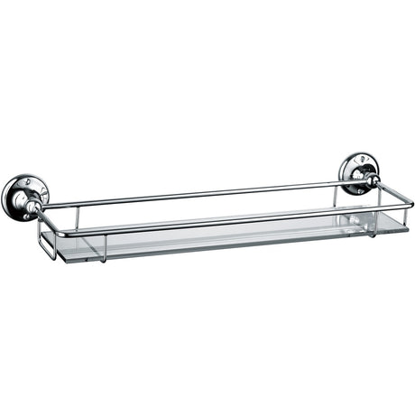 Frontline Holborn Glass Shelf - Chrome - LMHAB102 - TAP 'N' SHOWER