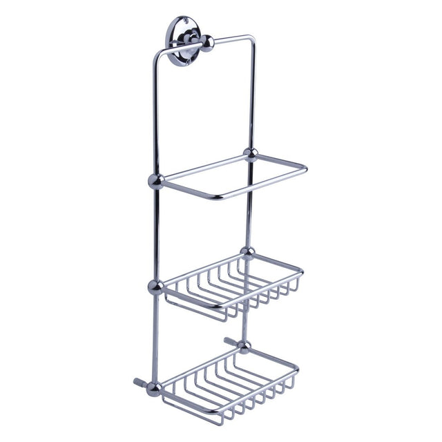 Frontline Holborn Shower Tidy - Chrome - LMHAB119 - TAP 'N' SHOWER