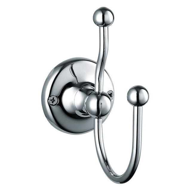 Frontline Holborn Double Robe Hook - Chrome - LMHAB301 - TAP 'N' SHOWER
