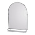 Frontline Holborn Traditional Arched Mirror with Glass Shelf - Chrome - LMHAHC09GF - TAP 'N' SHOWER