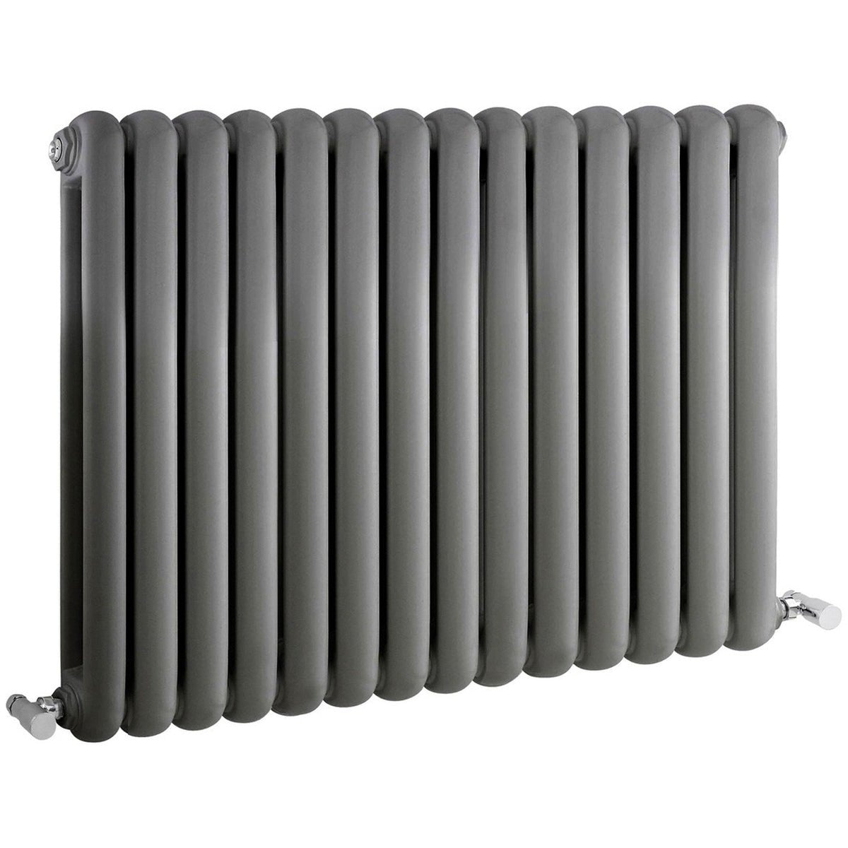 Frontline Kenmare Horizontal Column Radiator 853x600mm - Anthracite - LMNRSUN - R13 - 85A - TAP 'N' SHOWER