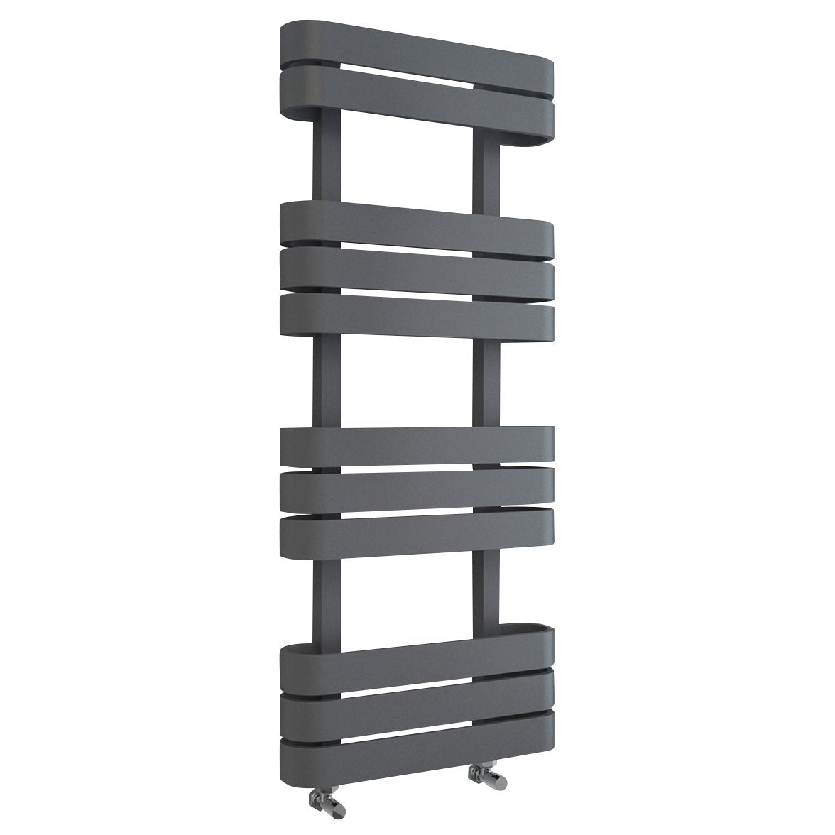 Frontline Aqua Compass Heated Towel Rail - Anthracite - LMNRSUN - RTR02A - TAP 'N' SHOWER
