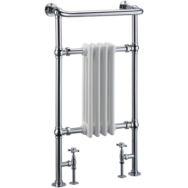 Frontline Radley Traditional Towel Warmer 963x493mm - Chrome - LMNRSUNTR6 - TAP 'N' SHOWER