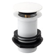 Frontline Unslotted Sprung Plug Basin Waste - Gloss White - LMWE106U - C - TAP 'N' SHOWER