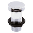 Frontline Unslotted Sprung Basin Waste - Chrome - LMWE106U - TAP 'N' SHOWER