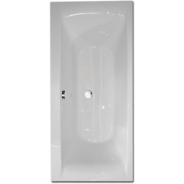 Frontline Aquabathe Oporto 1800 x 800mm Double Ended Tungstenite Bath - White - SI15366101 - TAP 'N' SHOWER