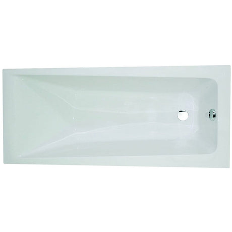 Frontline Aquabathe Atlanta 1600x700mm Tungstenite Bath - White - SI805217T - TAP 'N' SHOWER