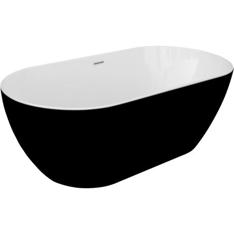 Frontline Aquabathe Summit Freestanding Bath 1680 x 800mm - Graphite - SI8056830804 - TAP 'N' SHOWER