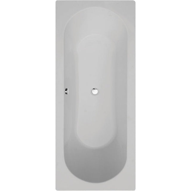 Frontline Aquabathe Duo Double Ended Tungstenite Bath 1700 x 700mm - White - SI805745T - TAP 'N' SHOWER